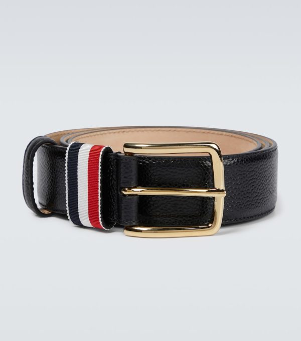 RWB loop leather belt