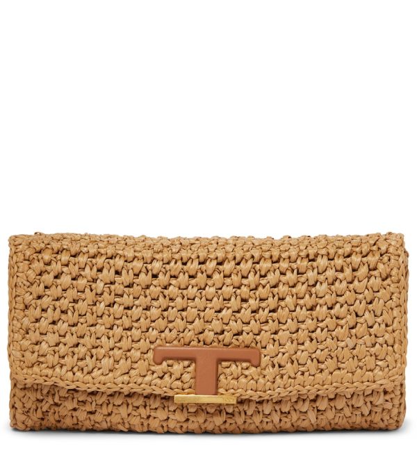 Raffia clutch