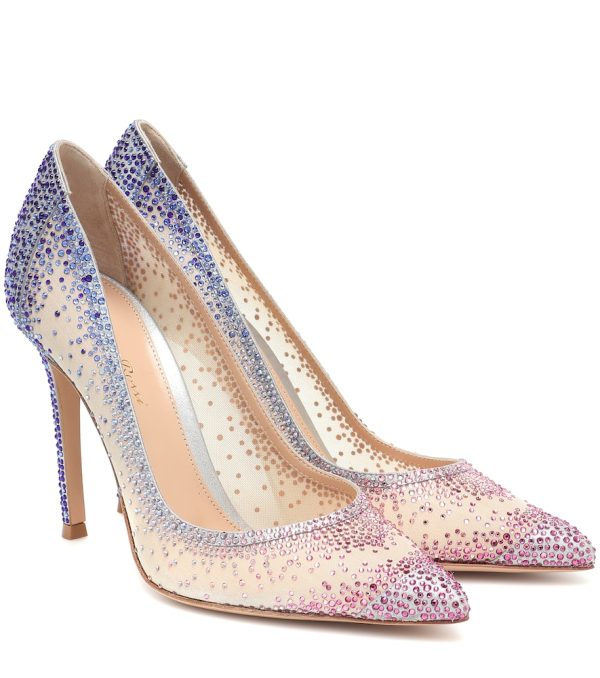 Rania 105 embellished pumps