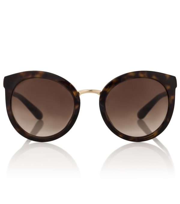 Round acetate sunglasses