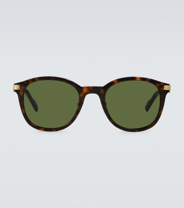 Rounded acetate sunglasses