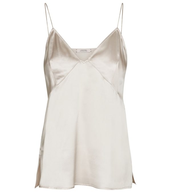 Sense of Shine stretch-silk satin camisole