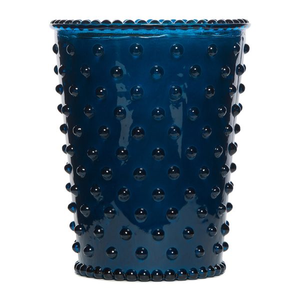 Simpatico - Simpatico Hobnail Glass Candle - Ambergris