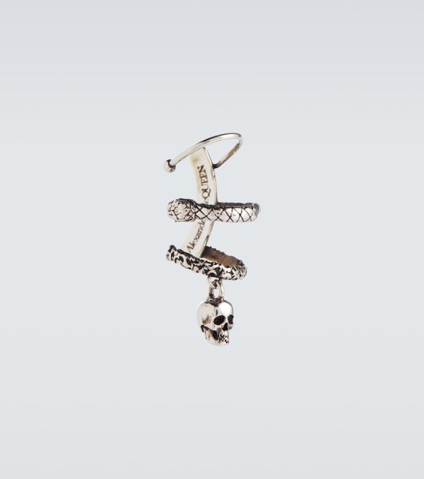 Skull and Snake earring