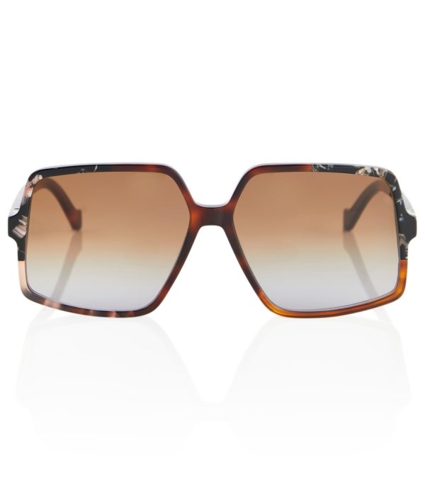 Square acetate sunglasses