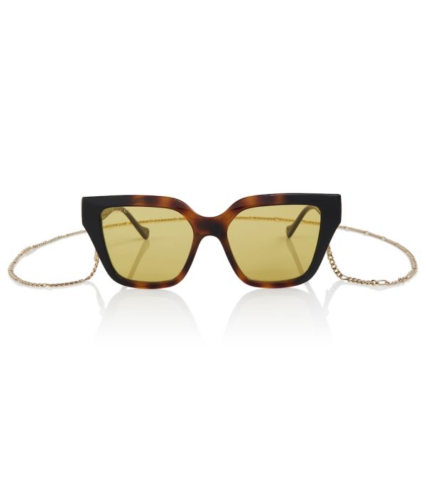 Square acetate sunglasses
