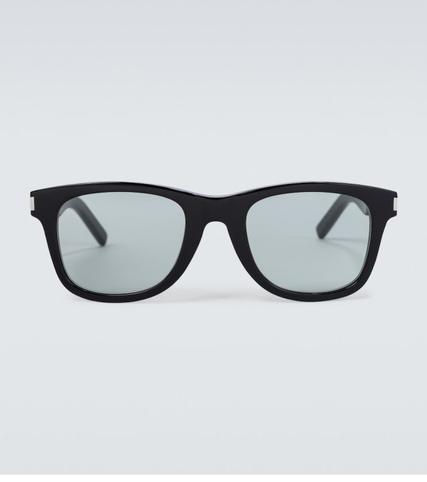 Square-frame acetate sunglasses