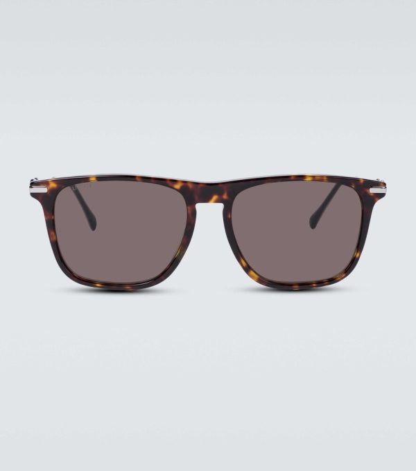 Square-frame sunglasses