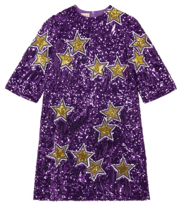 Star sequined dress