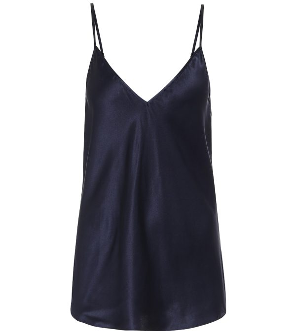 Stella silk-satin camisole