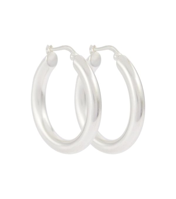 Sterling silver hoop earrings