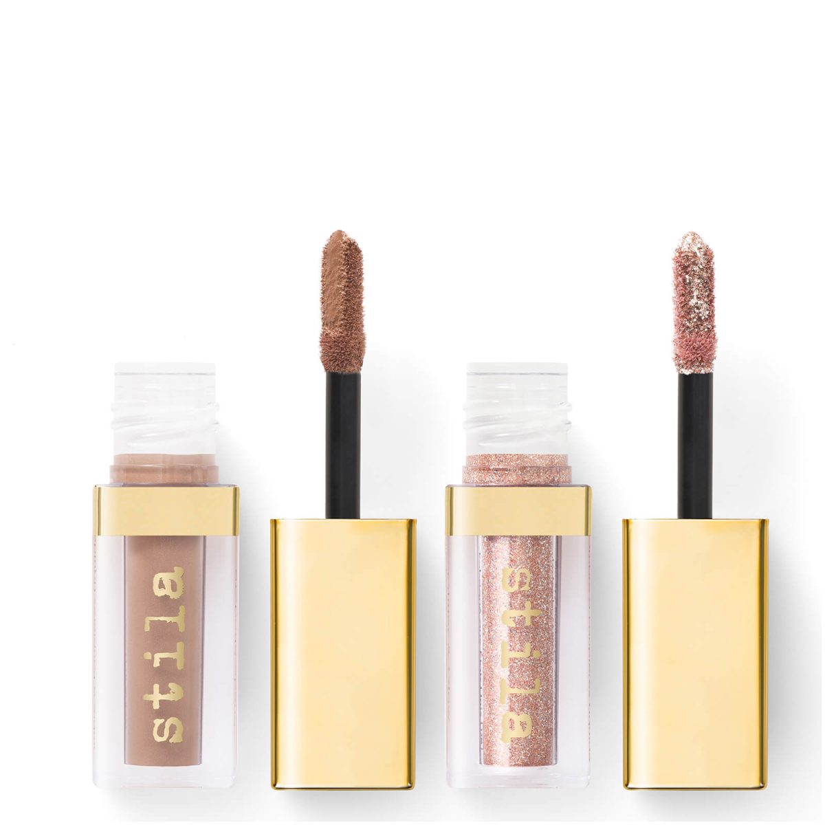 Stila Double Dip Duo Liquid Eye Shadows 2.25ml (Various Shades) - Smitten Kitten