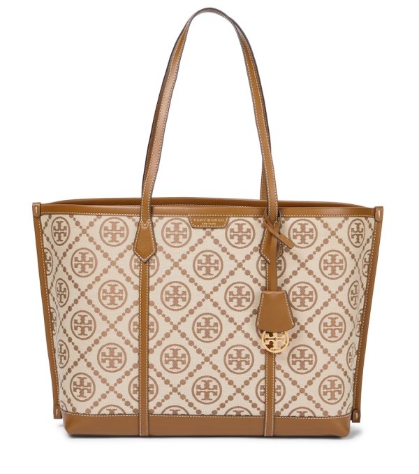 T Monogram jacquard tote