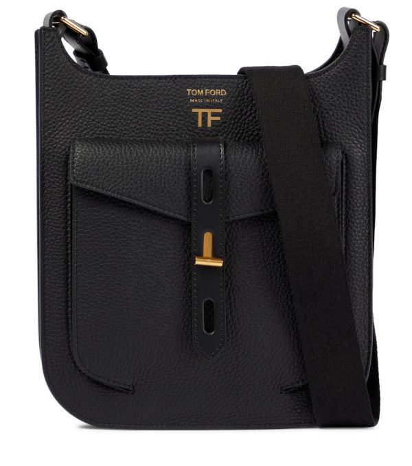 T Twist leather crossbody bag