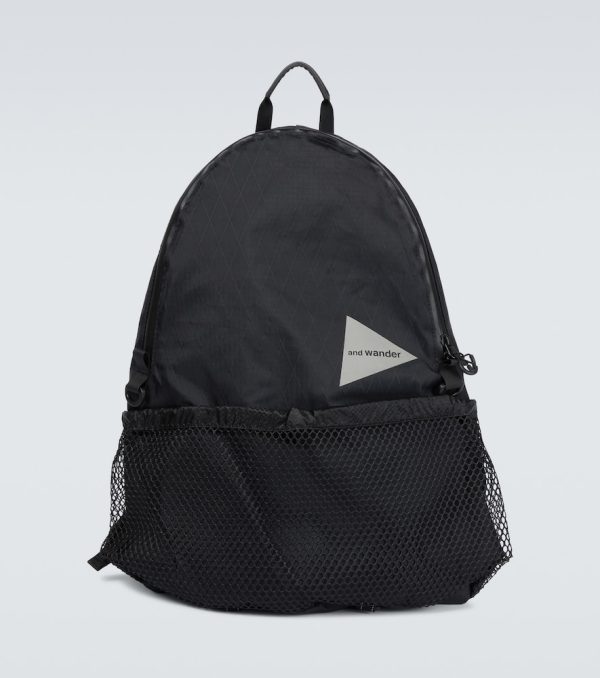 Technical nylon-blend backpack