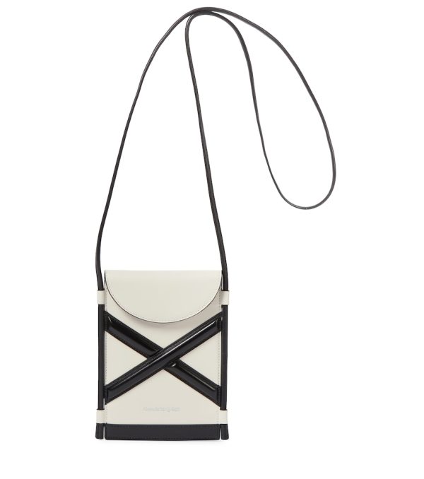 The Curve Micro crossbody leather bag