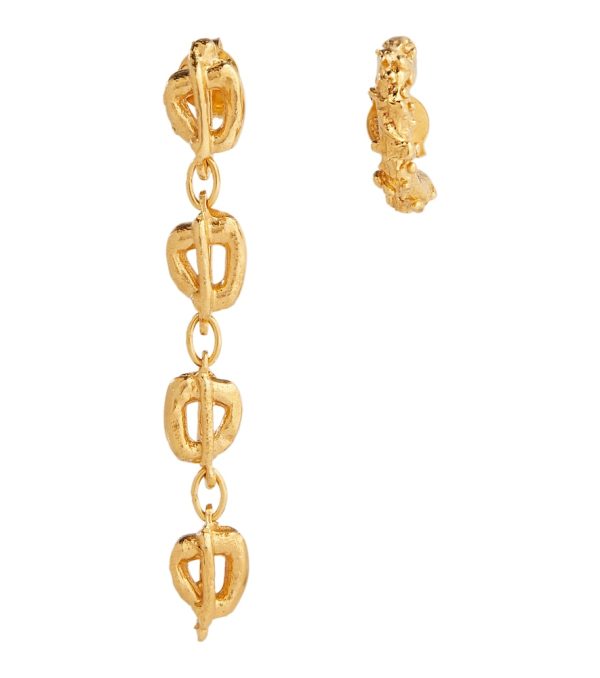 The Trailblazer 24kt gold-plated earrings