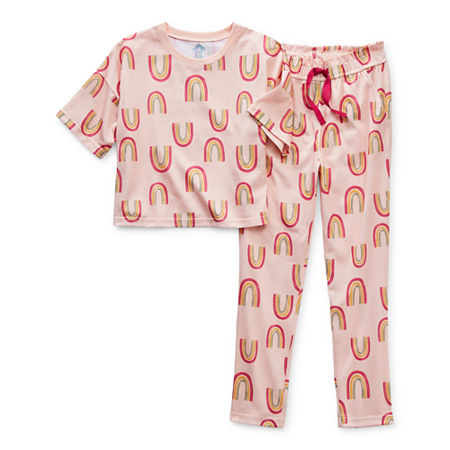 Thereabouts Little & Big Girls 2-pc. Pant Pajama Set, Medium (10-12) , Multiple Colors