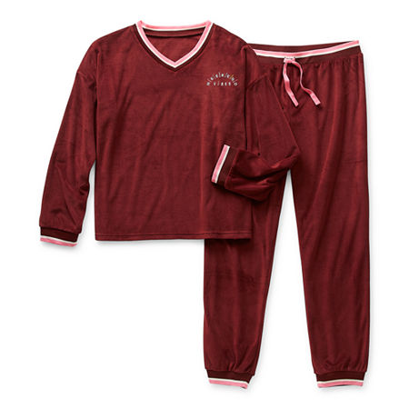 Thereabouts Little & Big Girls 2-pc. Pant Pajama Set, Medium (10-12) , Pink