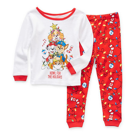 Toddler Girls 2-pc. Paw Patrol Pant Pajama Set, 2t , Red
