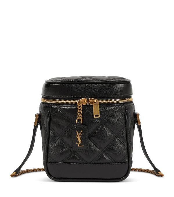 Vanity leather crossbody bag