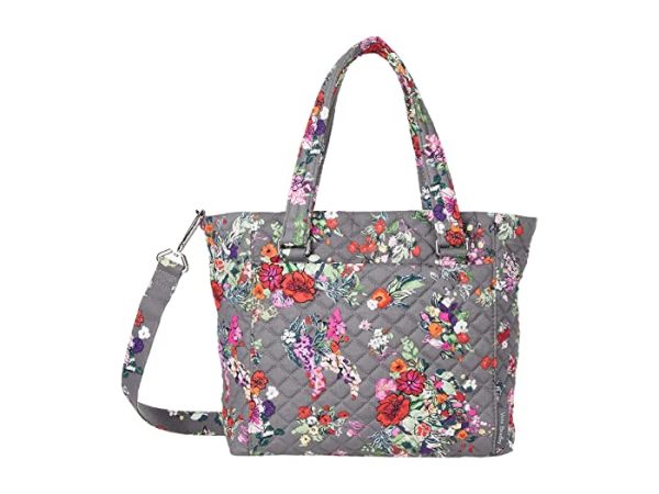 Vera Bradley Cotton Multi-Strap Shoulder Satchel Purse