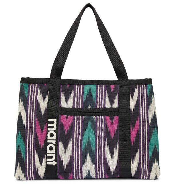 Warden printed canvas tote