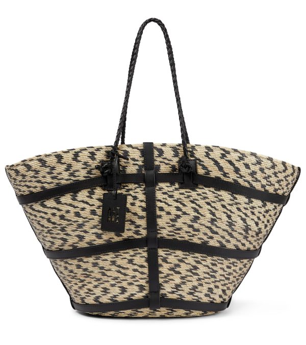 Watermill Large raffia tote