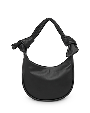 Whistles Linden Knot Handle Leather Mini Tote
