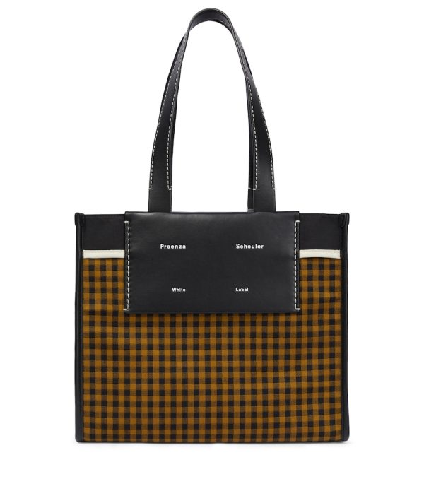 White Label Morris Large Gingham Tote