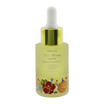 Winky LuxRose Moringa Facial Oil (Moringa Oil, Grapeseed Oil, Rosehip Oil) 30ml/1oz