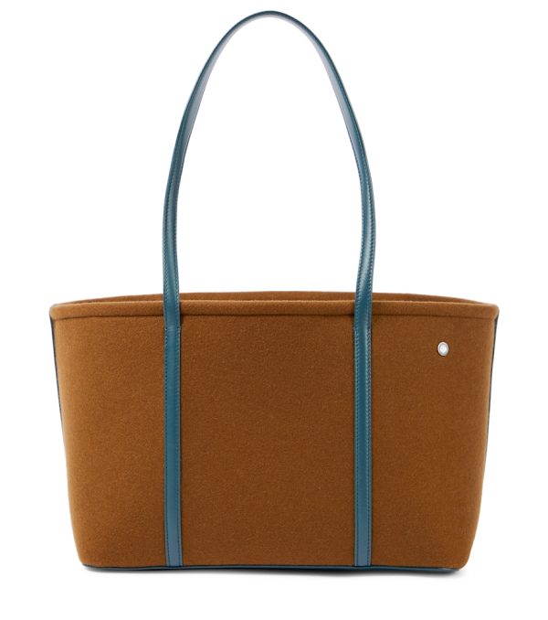 Winter cashmere felt tote