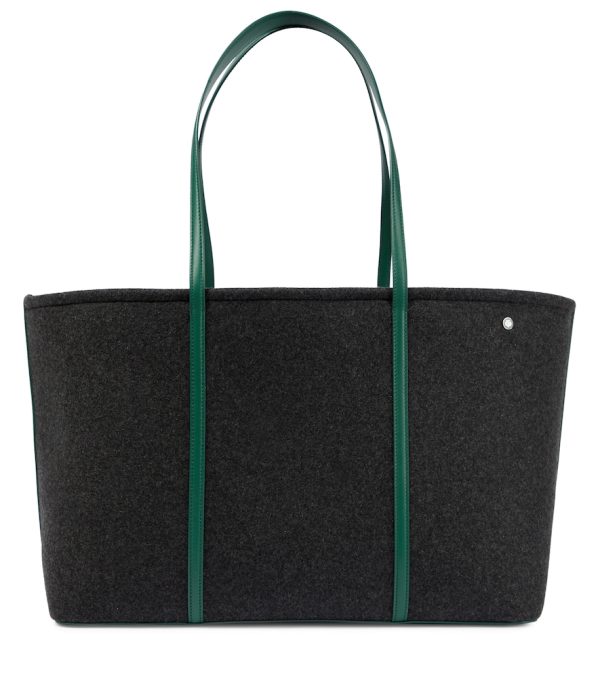 Winter cashmere felt tote