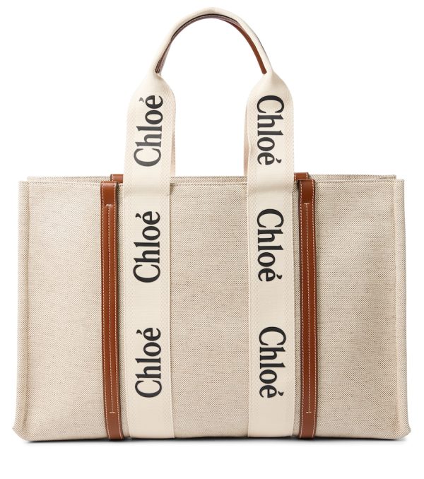 Woody Large canvas tote