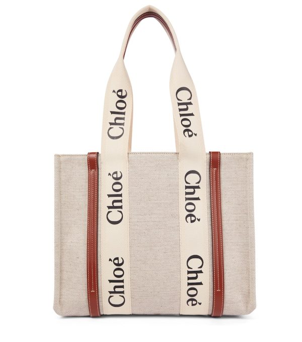 Woody Medium canvas tote