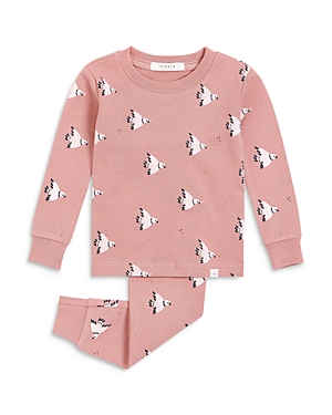 petit lem Girls' Dove Print 2-Piece Pajama Set - Little Kid