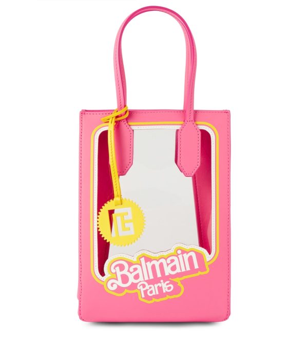 x Barbie® PVC and leather tote