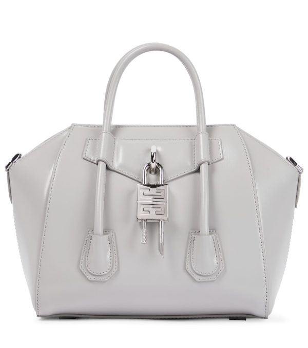 Antigona Lock Medium leather tote