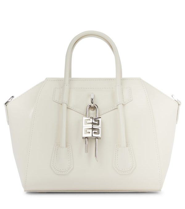 Antigona Lock Mini leather tote