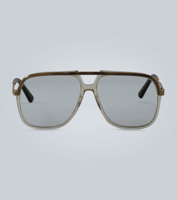 Aviator acetate sunglasses