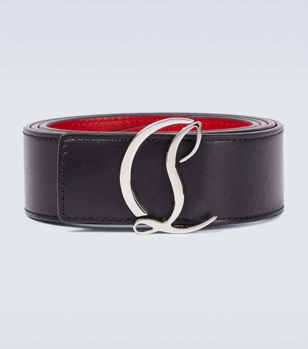 CL Logo leather belt