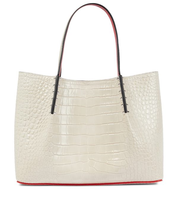 Cabarock Small croc-effect leather tote