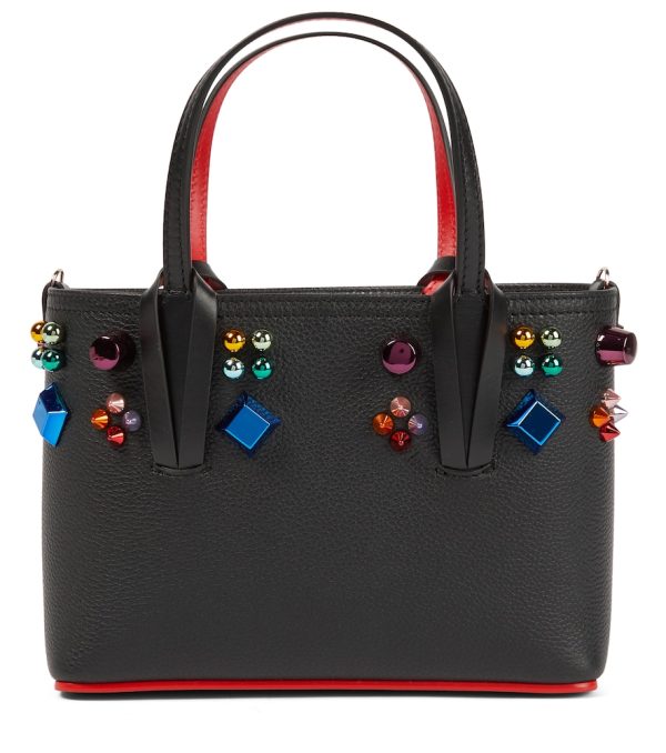 Cabata Mini embellished leather tote