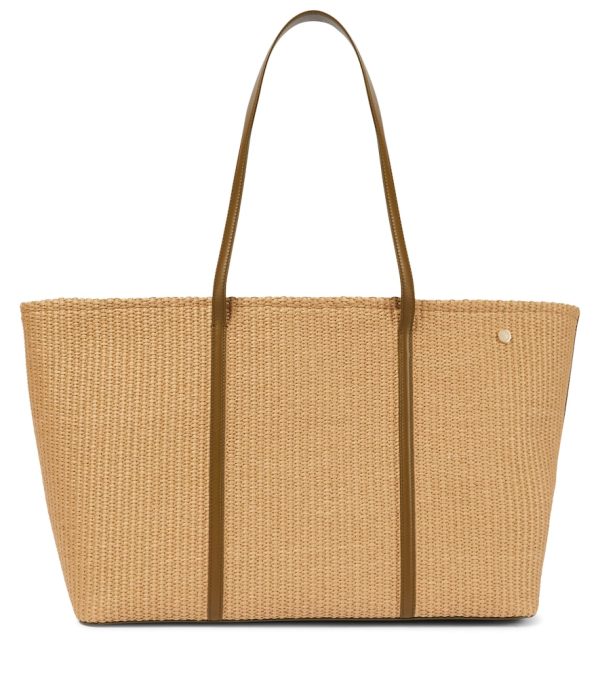 Carry Everything Large raffia tote