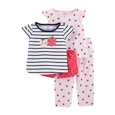 Carter's Toddler Girls 4-pc. Pajama Set, 3t , Pink