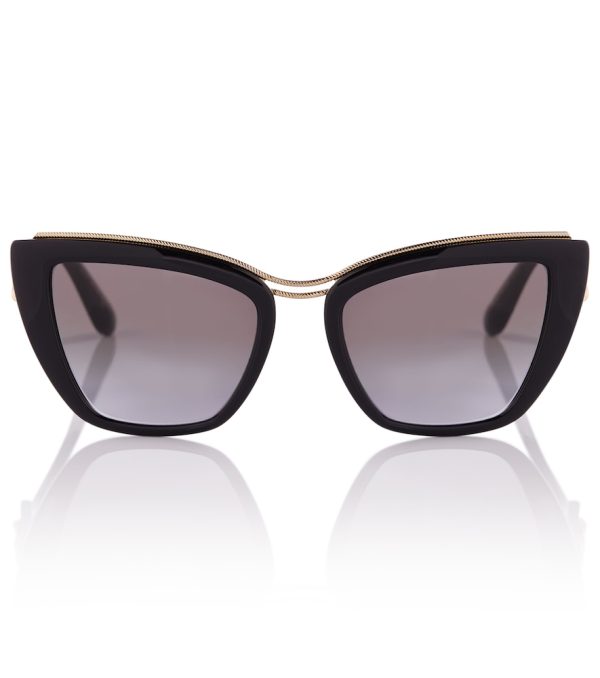 Cat-eye acetate sunglasses