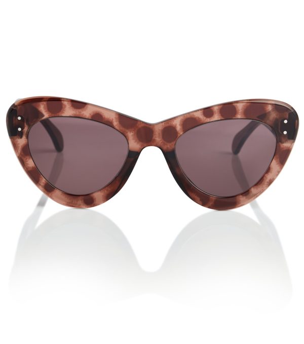 Cat-eye acetate sunglasses