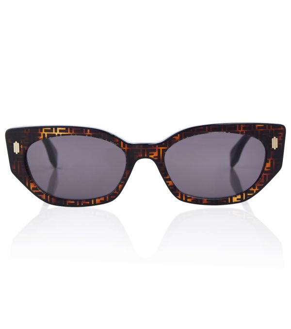 Cat-eye acetate sunglasses