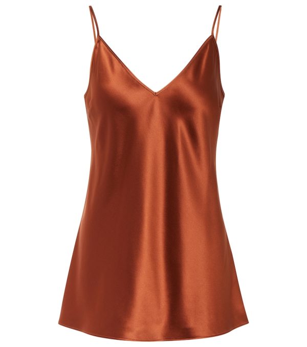 Clea silk satin camisole