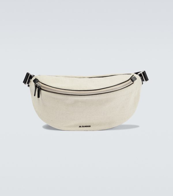 Cotton and linen belt bag